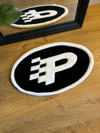 P Logo Rug